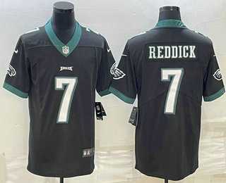 Men%27s Philadelphia Eagles #7 Haason Reddick Black Vapor Untouchable Limited Jersey